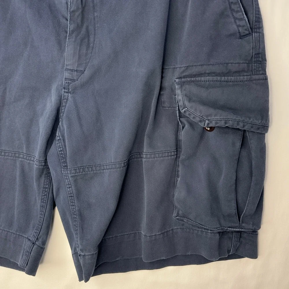 Polo Ralph‎ Lauren Shorts Mens 40 Navy Gellar Fatigue Cargo Chino Heavy Pockets